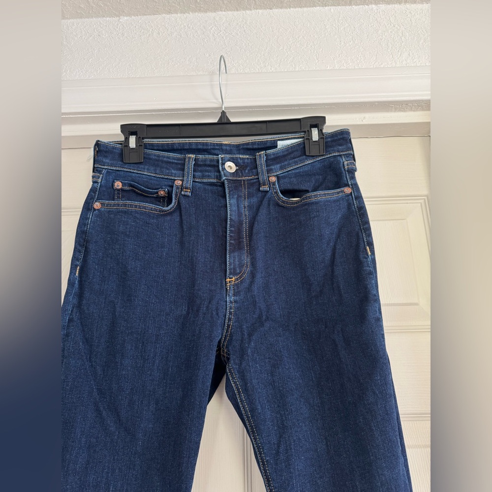 Rag & Bone Nina High-Rise Skinny Jeans, Size 26, Dark Wash - Picture 6 of 15